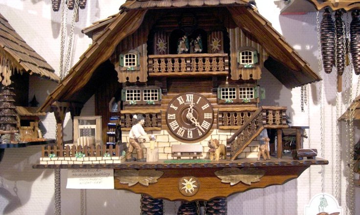 Eine Kuckucksuhr