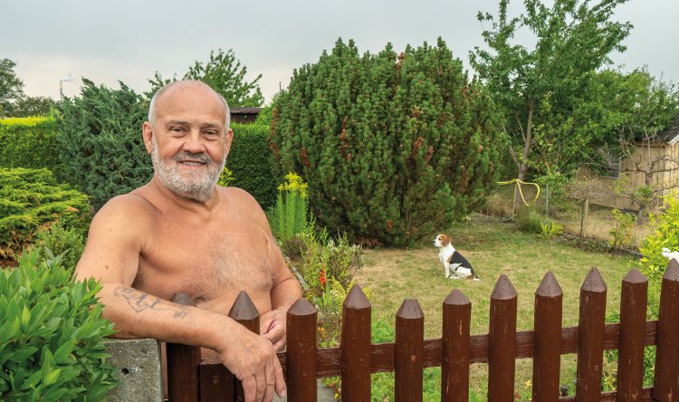 Begehungen 2018 Jenseits von Beeten in der Kleingartenanlage Vereinte Kraft Chemnitz Besuch bei Hans-Juergen