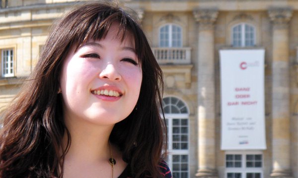 Steht vor der Oper und einer großen Karriere: Guibee Yang