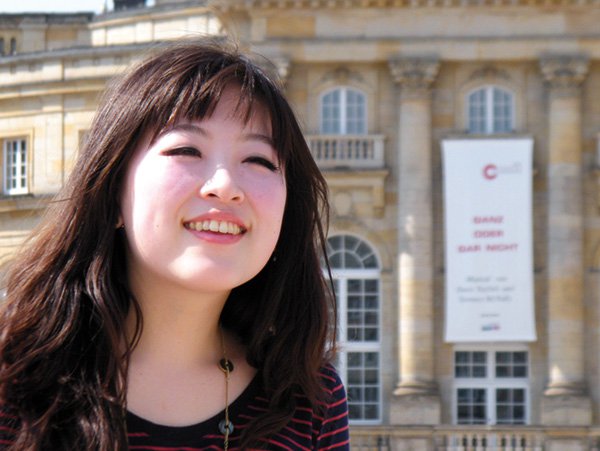 Steht vor der Oper und einer großen Karriere: Guibee Yang