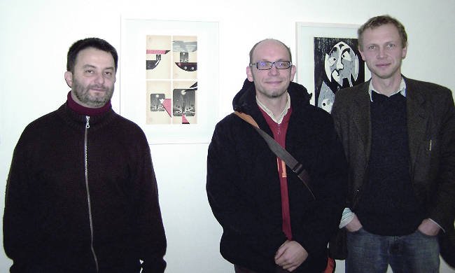 Künstler Eduardo Molinari, Organisator Ulf Kallscheidt, Kurator Volkmar Billig