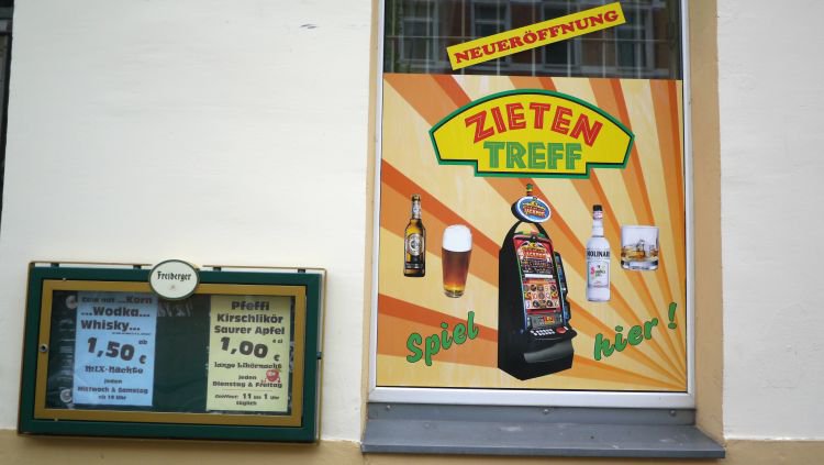Im Zietentreff auf dem Süd-Sonnenberg nachts um halb drei